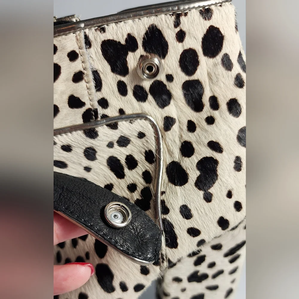 TOP SHOP UNIQUE Vintage Women Ankle Boots Size 7 Natural Material Zip Leather - Picture 10 of 12